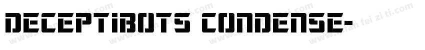 Deceptibots Condense字体转换